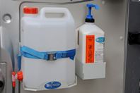 01_Kit lavamanos para furgonetas con botellón, grifo y jabonera 